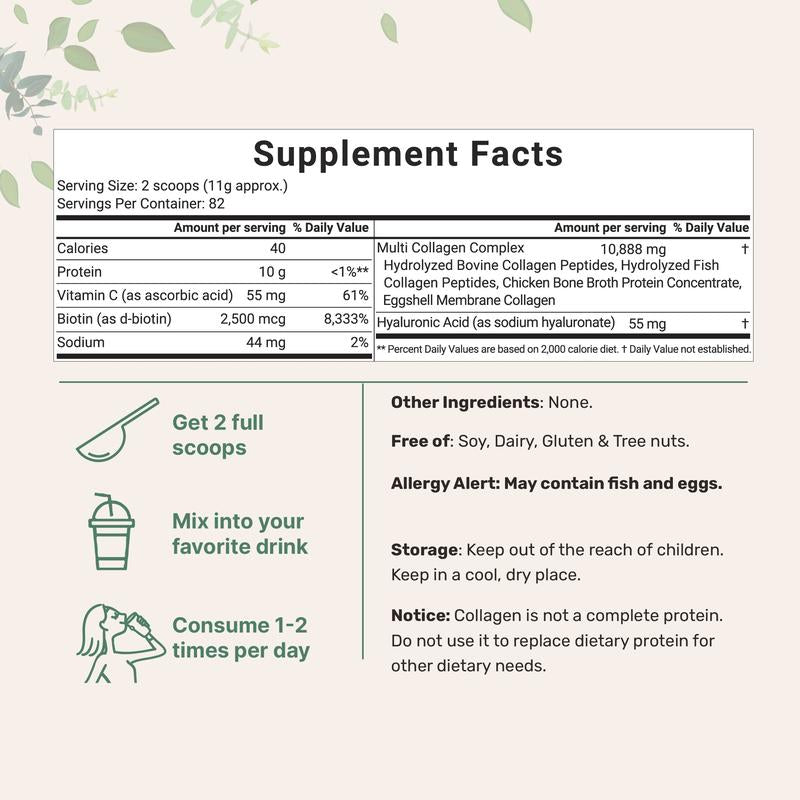 Multi Collagen Peptides Powder