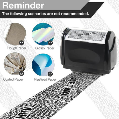 2 Pack-Privacy Roller Stamp