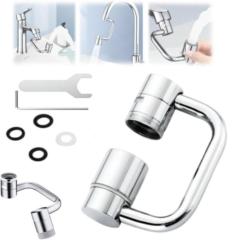 Rotatable Faucet Aerator Extension