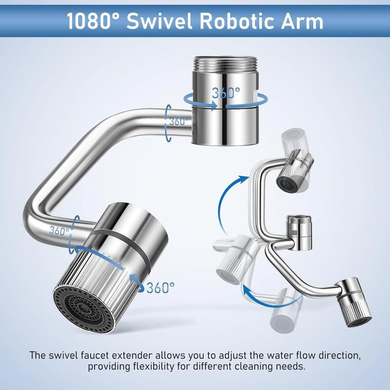 Rotatable Faucet Aerator Extension