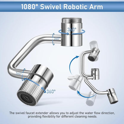 Rotatable Faucet Aerator Extension